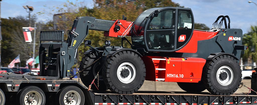 We delivered a forklift rental to the customer after they followed an equipment rental guide