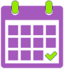 Schedule icon for appointment